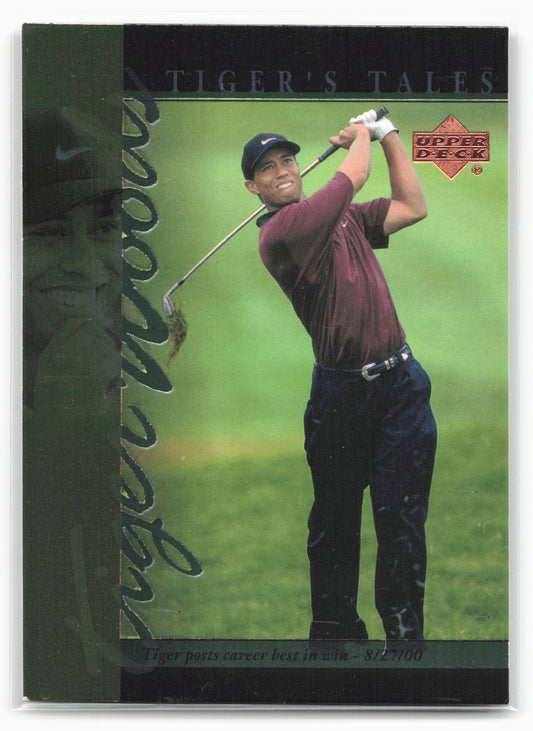 2001 Upper Deck #TT28 Tiger Woods Tiger's Tales 21194