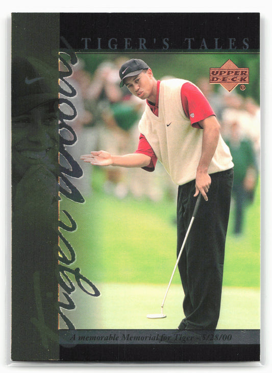 2001 Upper Deck #TT24 Tiger Woods Tiger's Tales