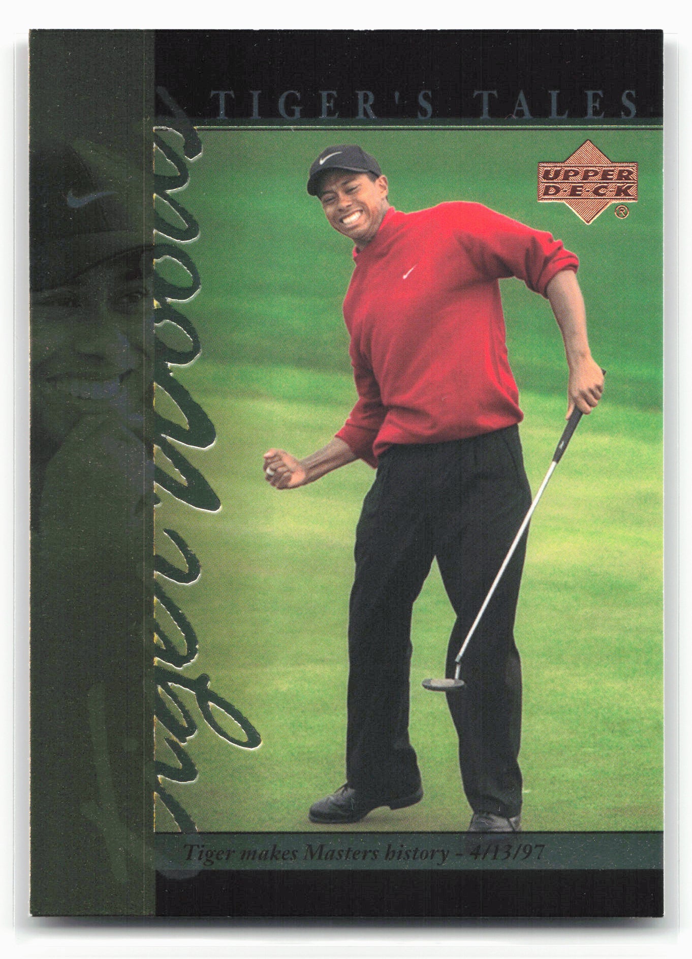 2001 Upper Deck #TT15 Tiger Woods Tiger's Tales