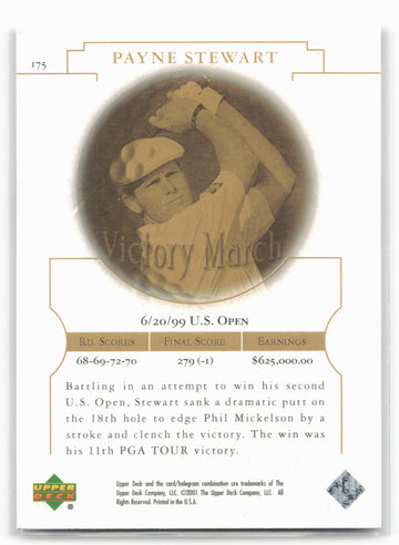 
2001 Upper Deck #175 Payne Stewart