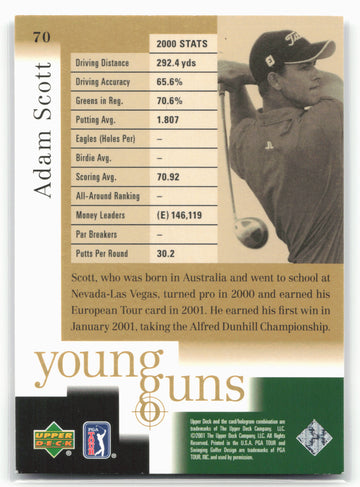 
2001 Upper Deck #70 Adam Scott