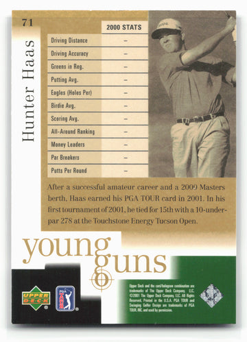 
2001 Upper Deck #71 Hunter Haas