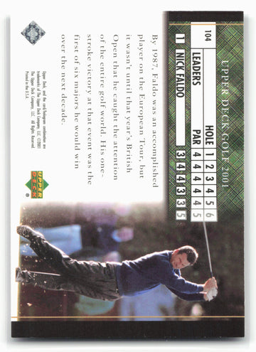 
2001 Upper Deck #104 Nick Faldo