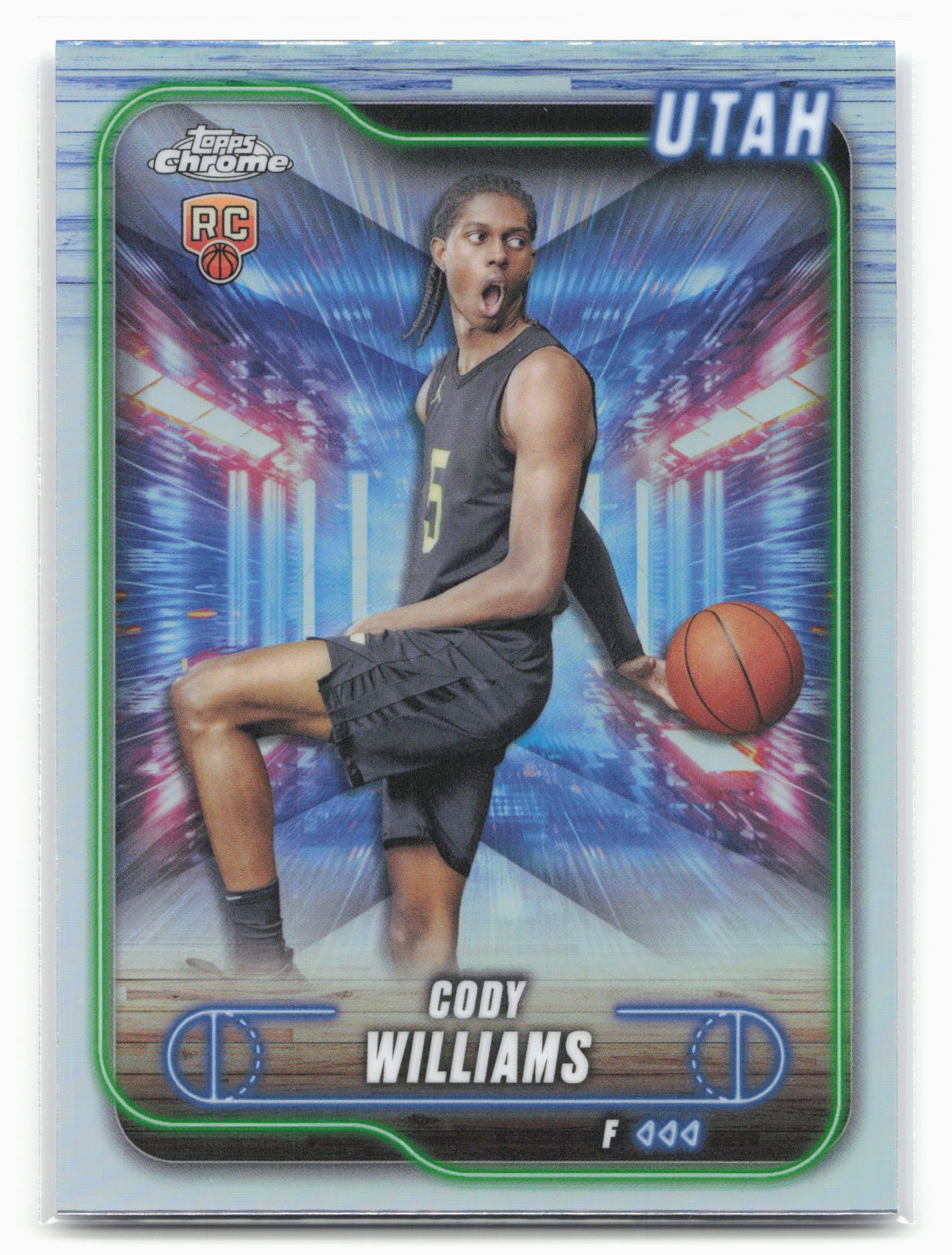 2024-25 Topps Chrome #160 Cody Williams Refractor