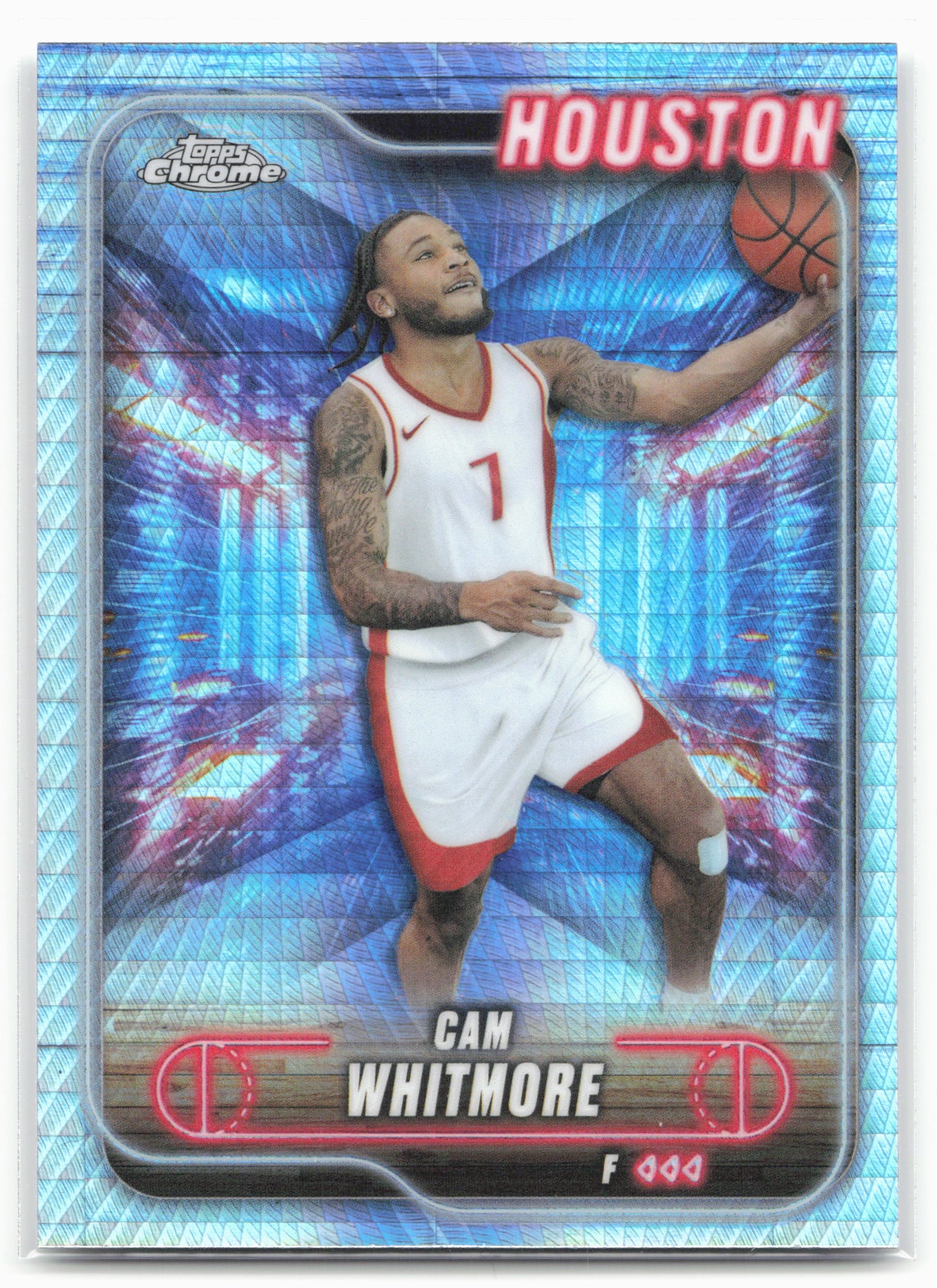 2024-25 Topps Chrome #140 Cam Whitmore Prism Refractor