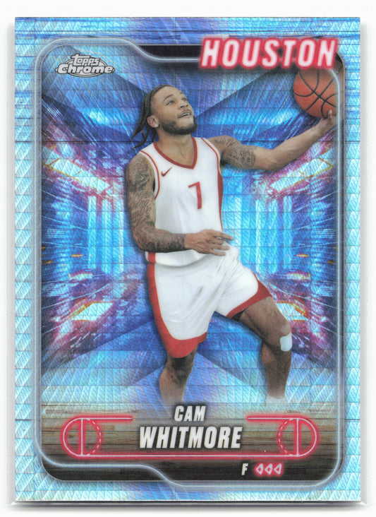 2024-25 Topps Chrome #140 Cam Whitmore Prism Refractor