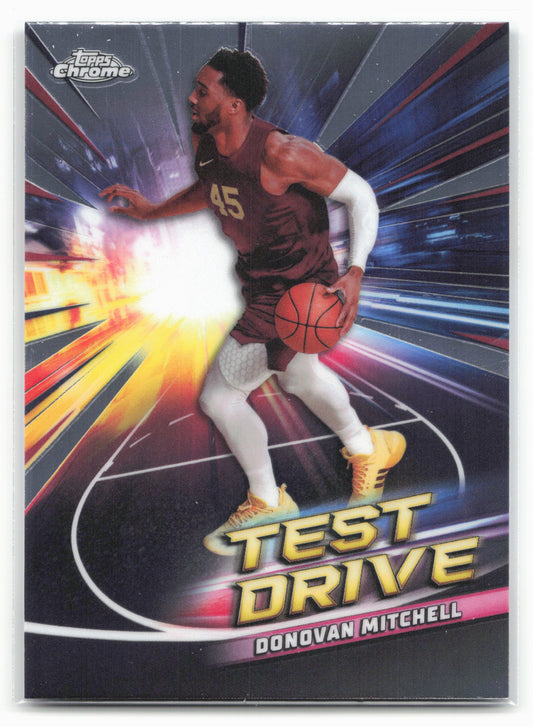 2024-25 Topps Chrome #TD-6 Donovan Mitchell Test Drive