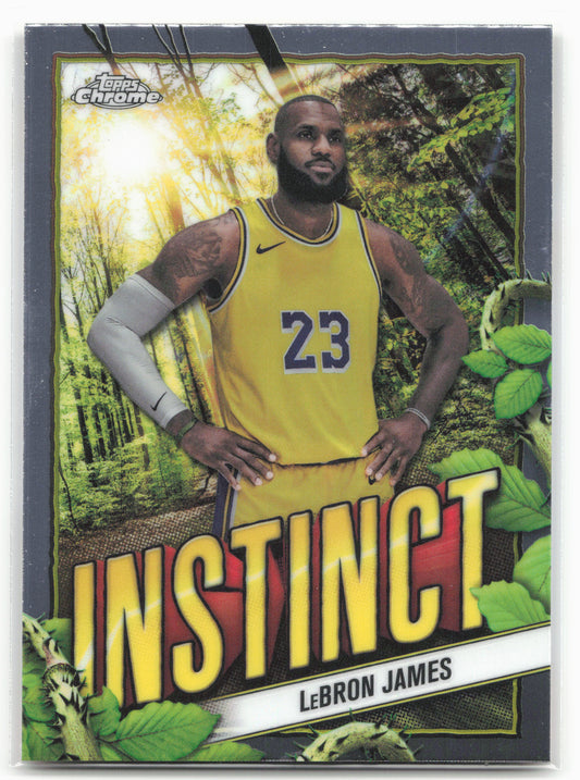 2024-25 Topps Chrome #INS-10 LeBron James Instinct