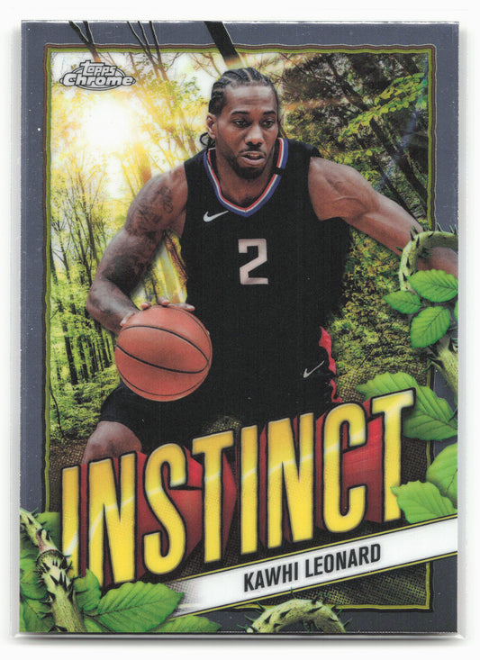 2024-25 Topps Chrome #INS-3 Kawhi Leonard Instinct