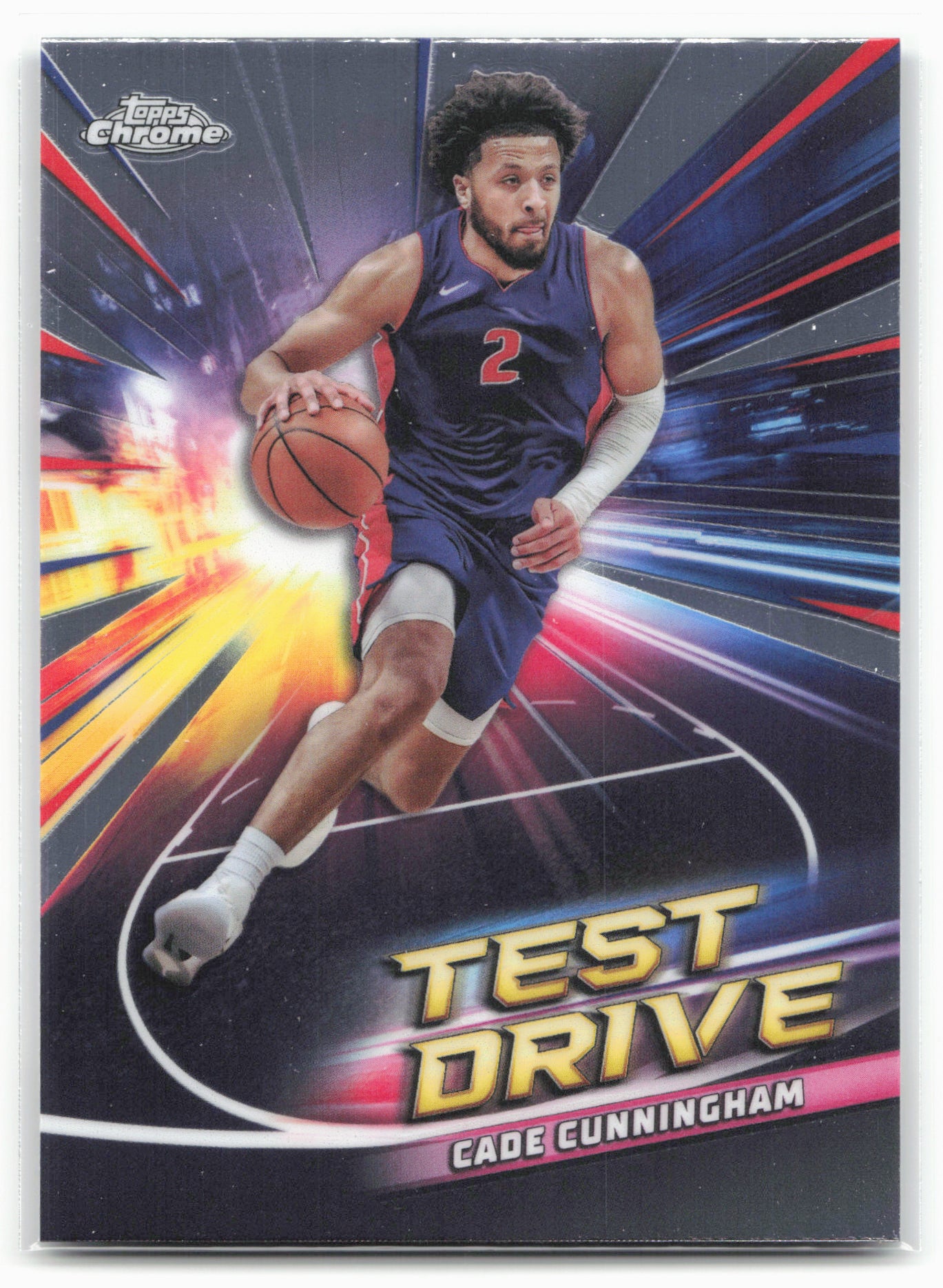 2024-25 Topps Chrome #TD-9 Cade Cunningham Test Drive