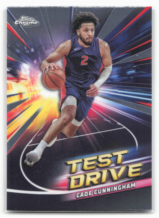 2024-25 Topps Chrome #TD-9 Cade Cunningham Test Drive