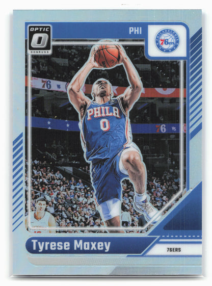 2024-25 Donruss Optic #135 Tyrese Maxey Holo
