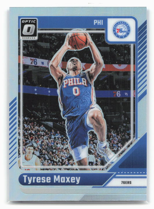 2024-25 Donruss Optic #135 Tyrese Maxey Holo