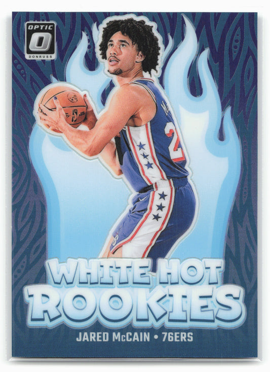 2024-25 Donruss Optic #2 Jared McCain White Hot Rookies Purple
