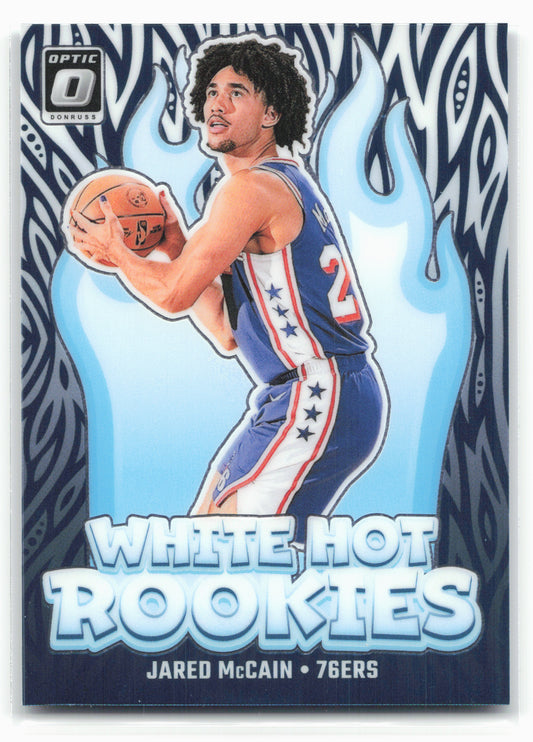 2024-25 Donruss Optic #2 Jared McCain White Hot Rookies