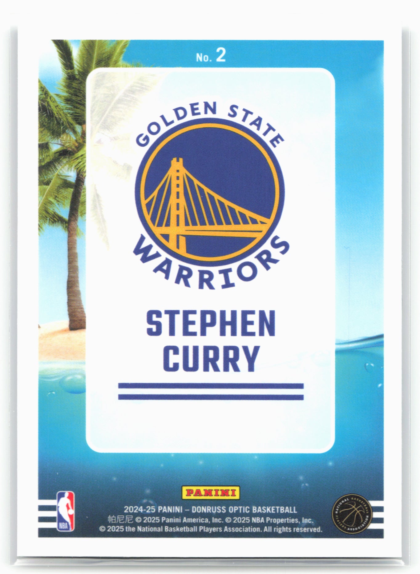 2024-25 Donruss Optic #2 Stephen Curry Splash!