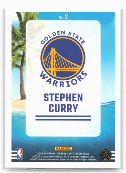 2024-25 Donruss Optic #2 Stephen Curry Splash!