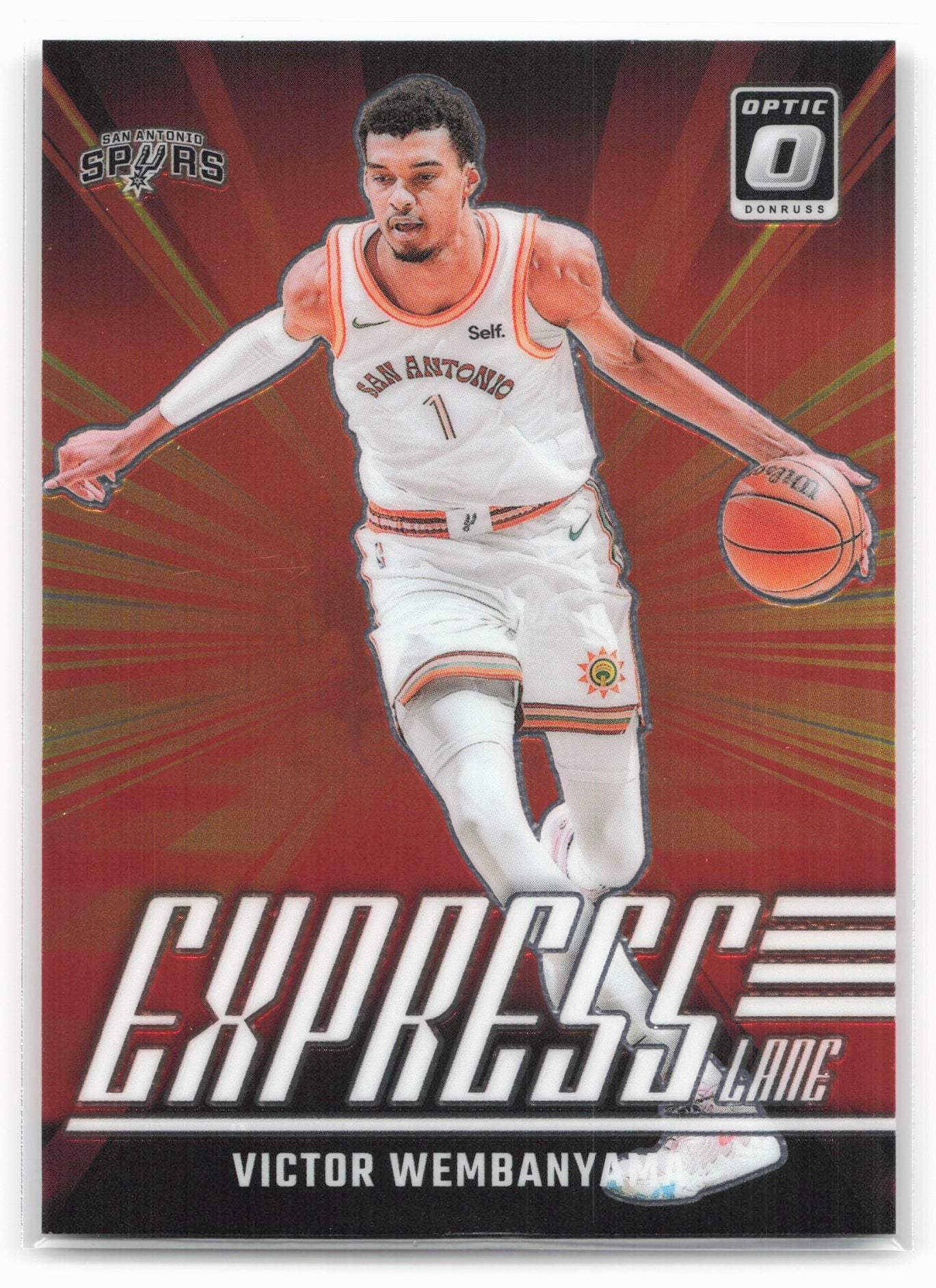 2024-25 Donruss Optic #19 Victor Wembanyama Express Lane