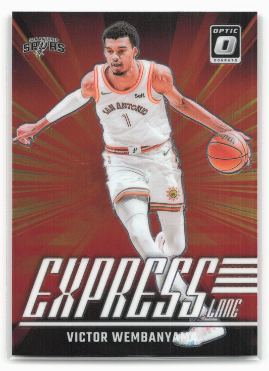 2024-25 Donruss Optic #19 Victor Wembanyama Express Lane