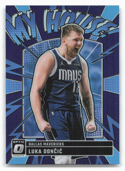 2024-25 Donruss Optic #14 Luka Doncic My House Purple