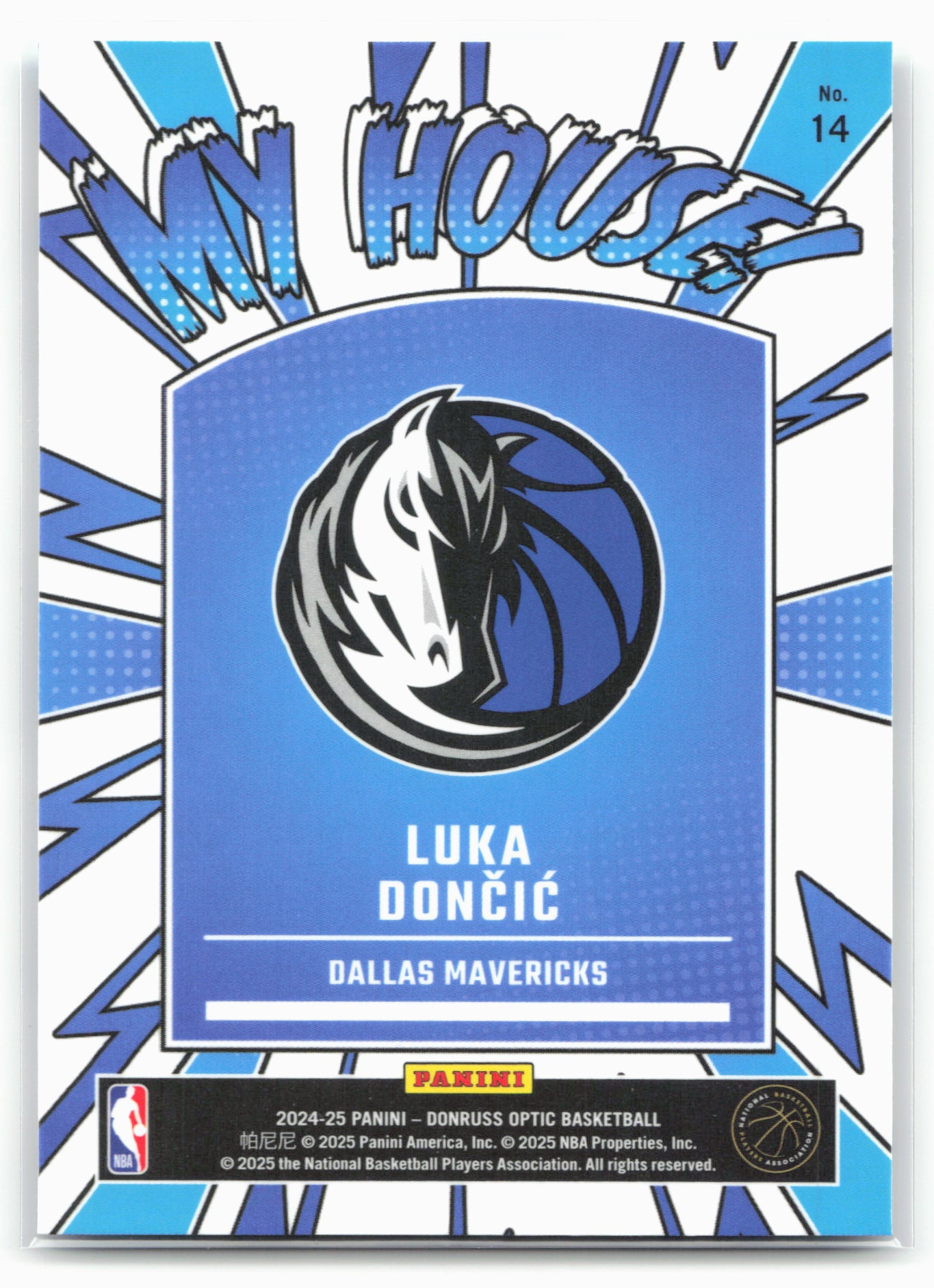 2024-25 Donruss Optic #14 Luka Doncic My House