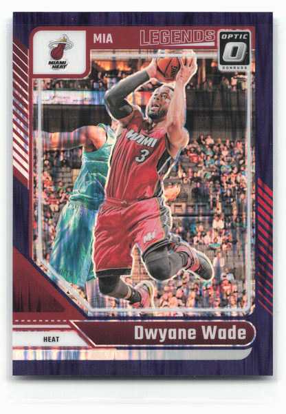 2024-25 Donruss Optic #231 Dwyane Wade Purple Shock