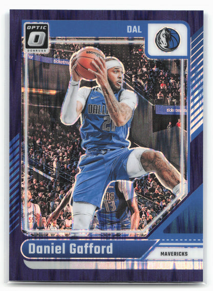 2024-25 Donruss Optic #160 Daniel Gafford Purple Shock