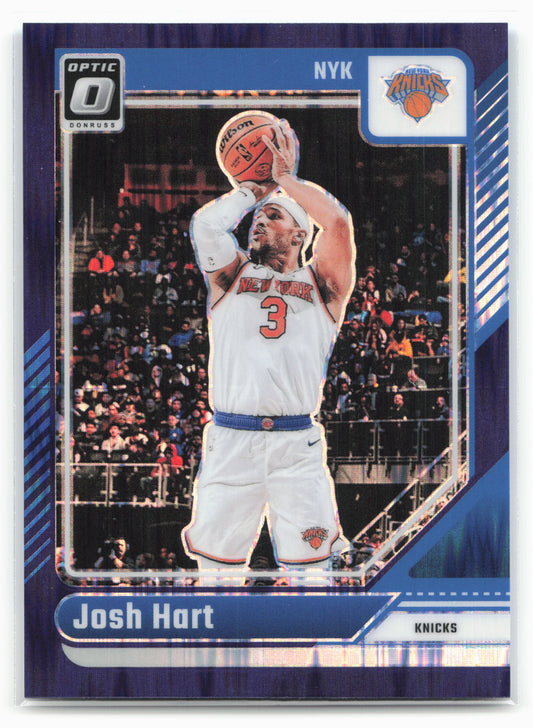 2024-25 Donruss Optic #102 Josh Hart Purple Shock