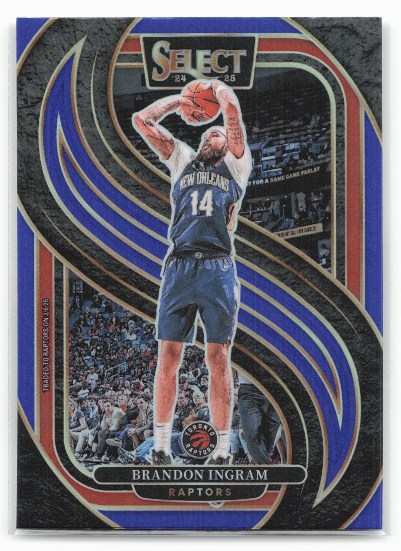 2024-25 Panini Select #162 Brandon Ingram Blue Prizm