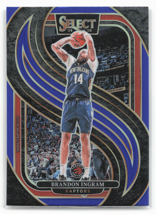 2024-25 Panini Select #162 Brandon Ingram Blue Prizm