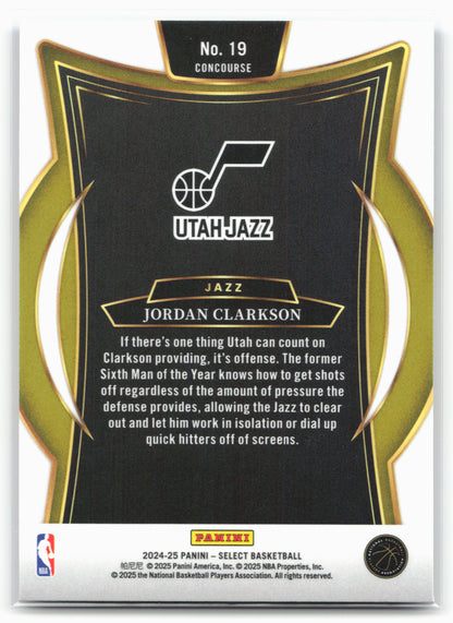 2024-25 Panini Select #19 Jordan Clarkson Blue (Retail)