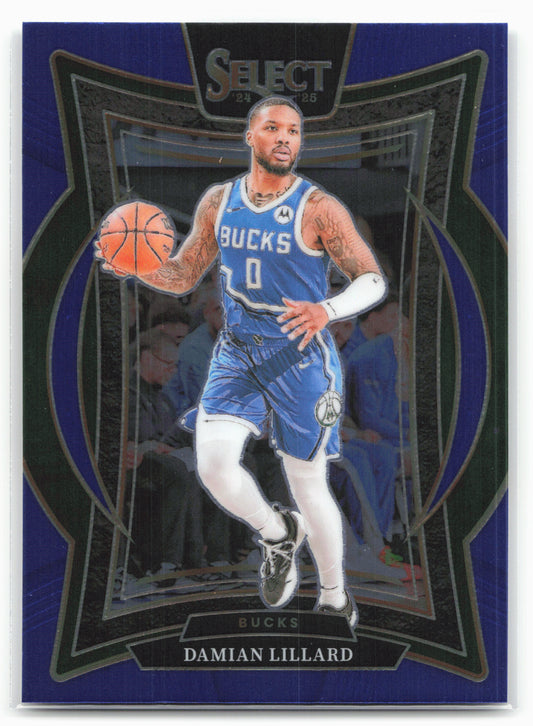 2024-25 Panini Select #55 Damian Lillard Blue (Retail)