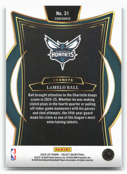 2024-25 Panini Select #31 LaMelo Ball Blue (Retail)