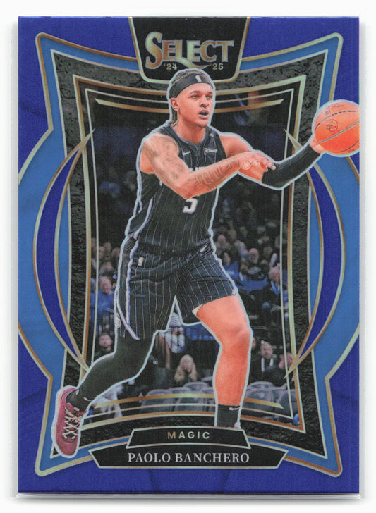 2024-25 Panini Select #35 Paolo Banchero Blue Prizm