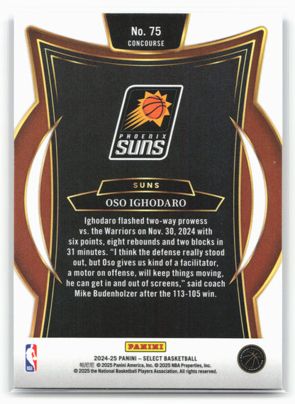 2024-25 Panini Select #75 Oso Ighodaro Blue (Retail)