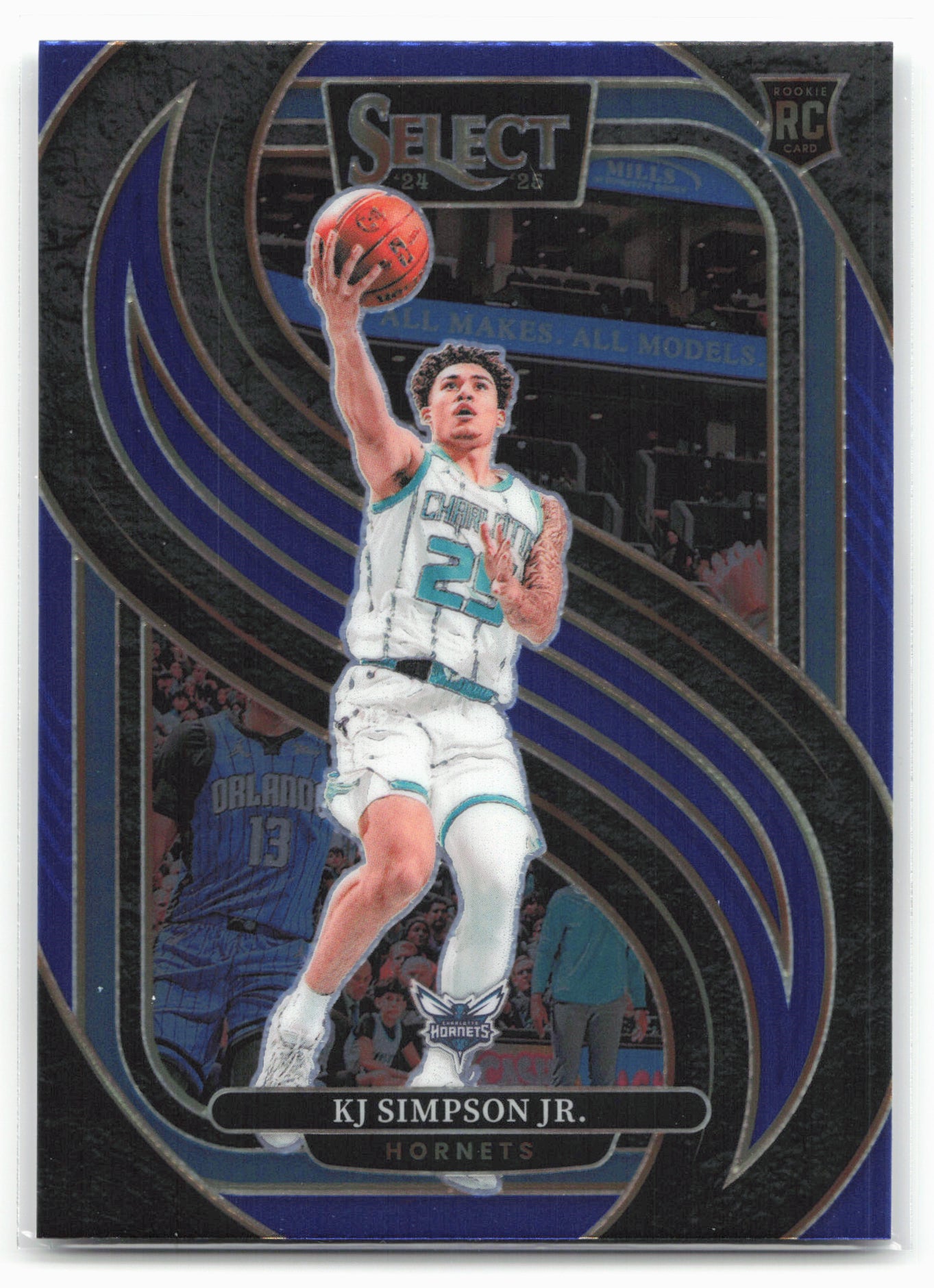 2024-25 Panini Select #193 KJ Simpson Jr. Blue (Retail)