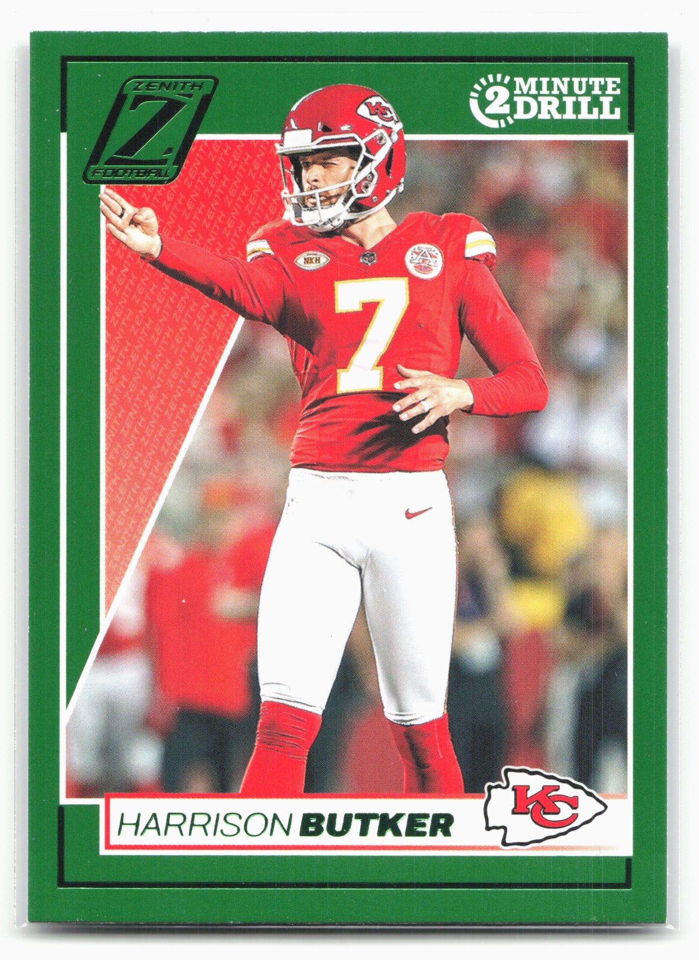 2024 Panini Zenith #49 Harrison Butker Two Minute Drill