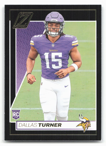 2024 Panini Zenith #124 Dallas Turner Retail