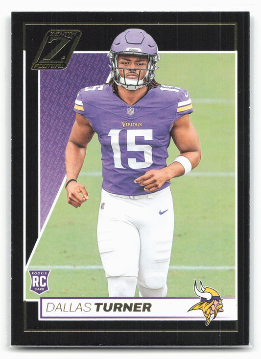 2024 Panini Zenith #124 Dallas Turner Retail