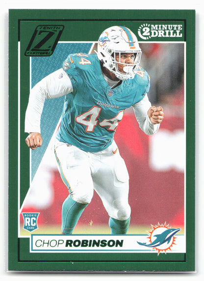 2024 Panini Zenith #119 Chop Robinson Two Minute Drill