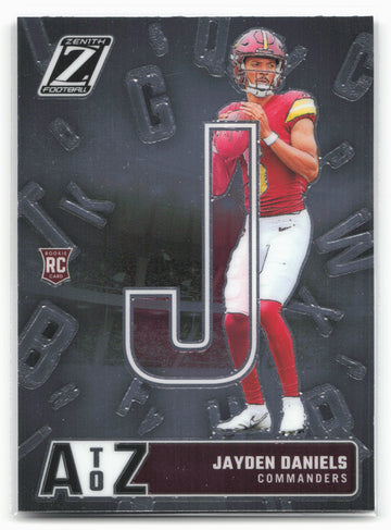 
2024 Panini Zenith #10 Jayden Daniels A to Z