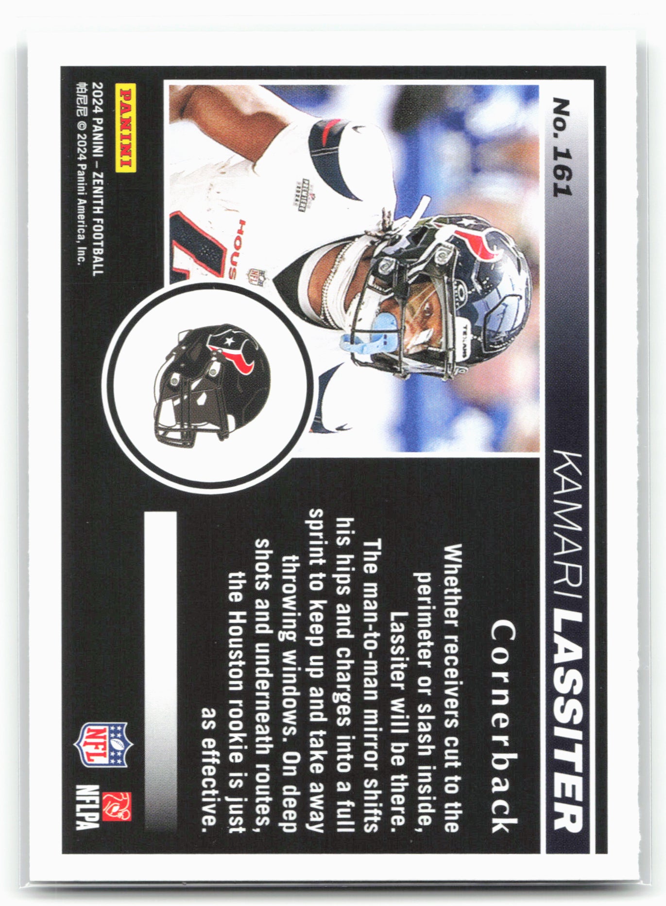 2024 Panini Zenith #161 Kamari Lassiter Two Minute Drill