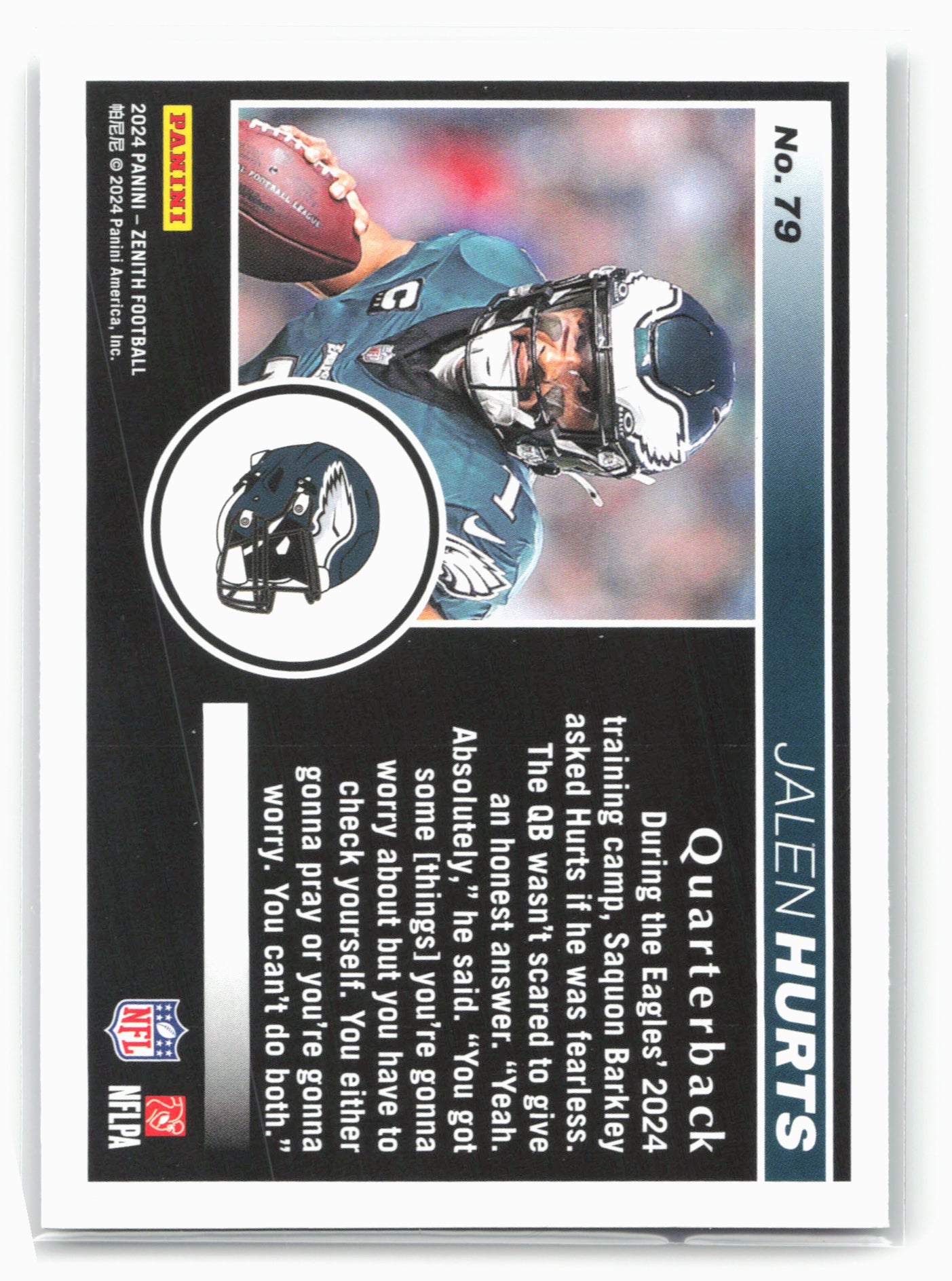 2024 Panini Zenith #79 Jalen Hurts Retail