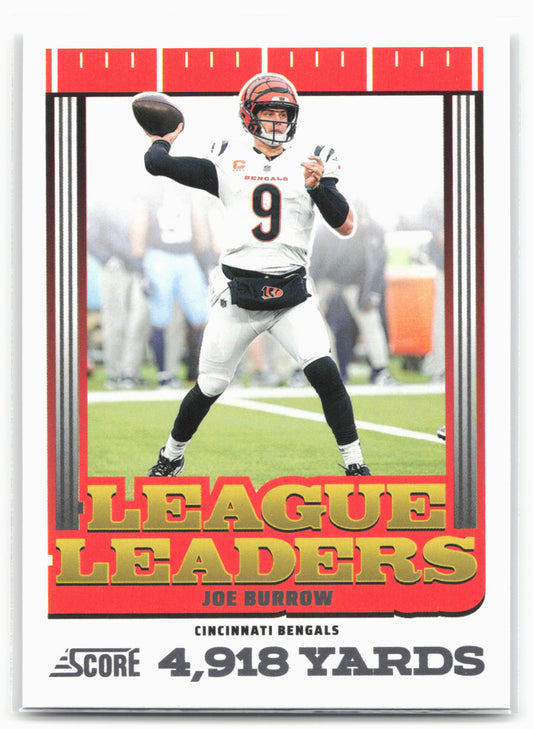 2025 Score #1 Joe Burrow League Leaders