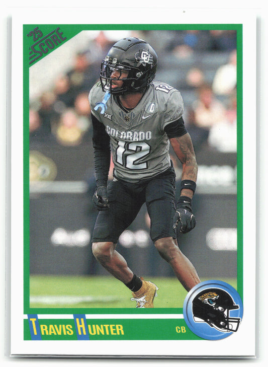 2025 Score #5 Travis Hunter Anniversary Rookies