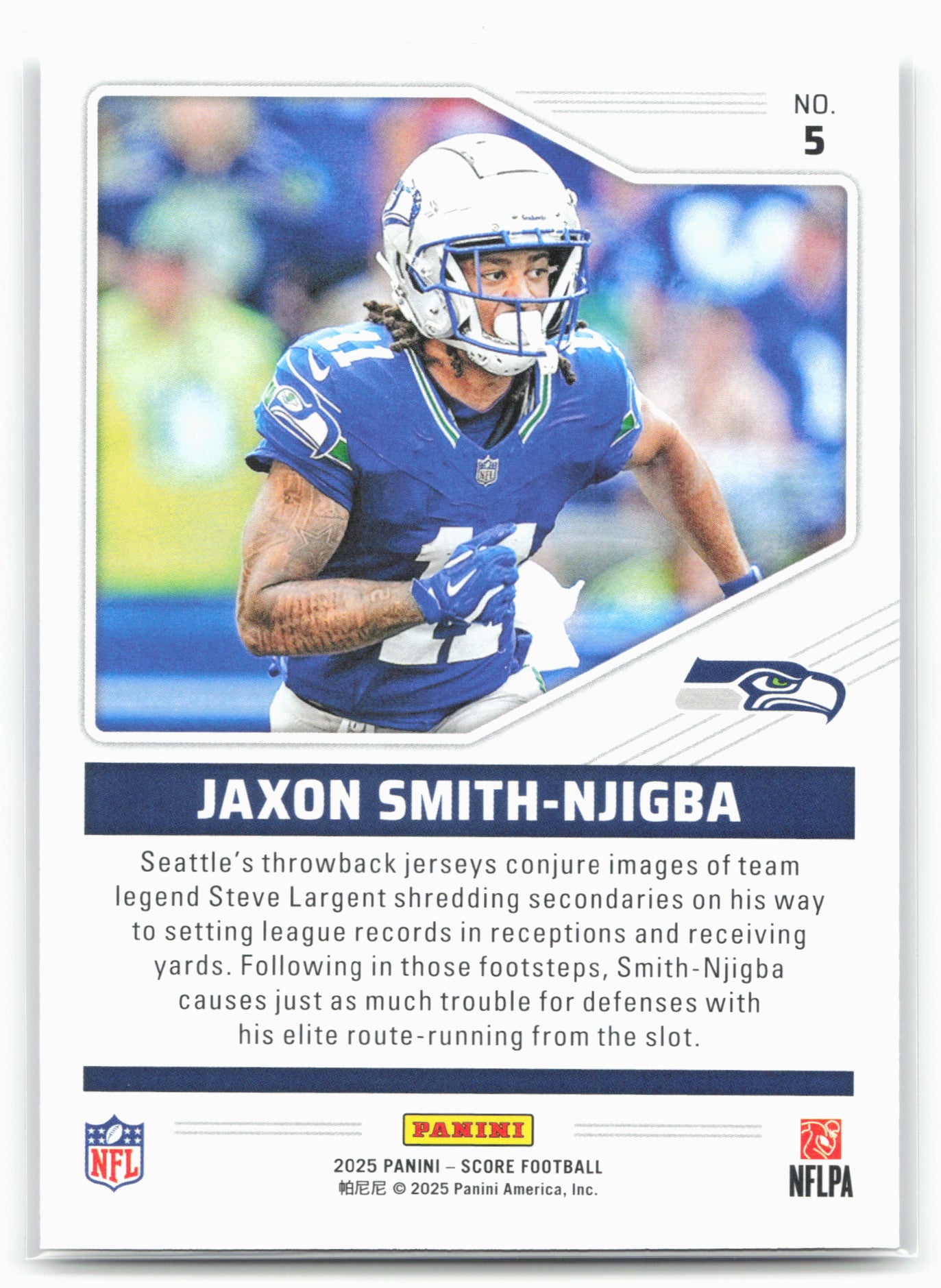 2025 Score #5 Jaxon Smith-Njigba Throwbacks