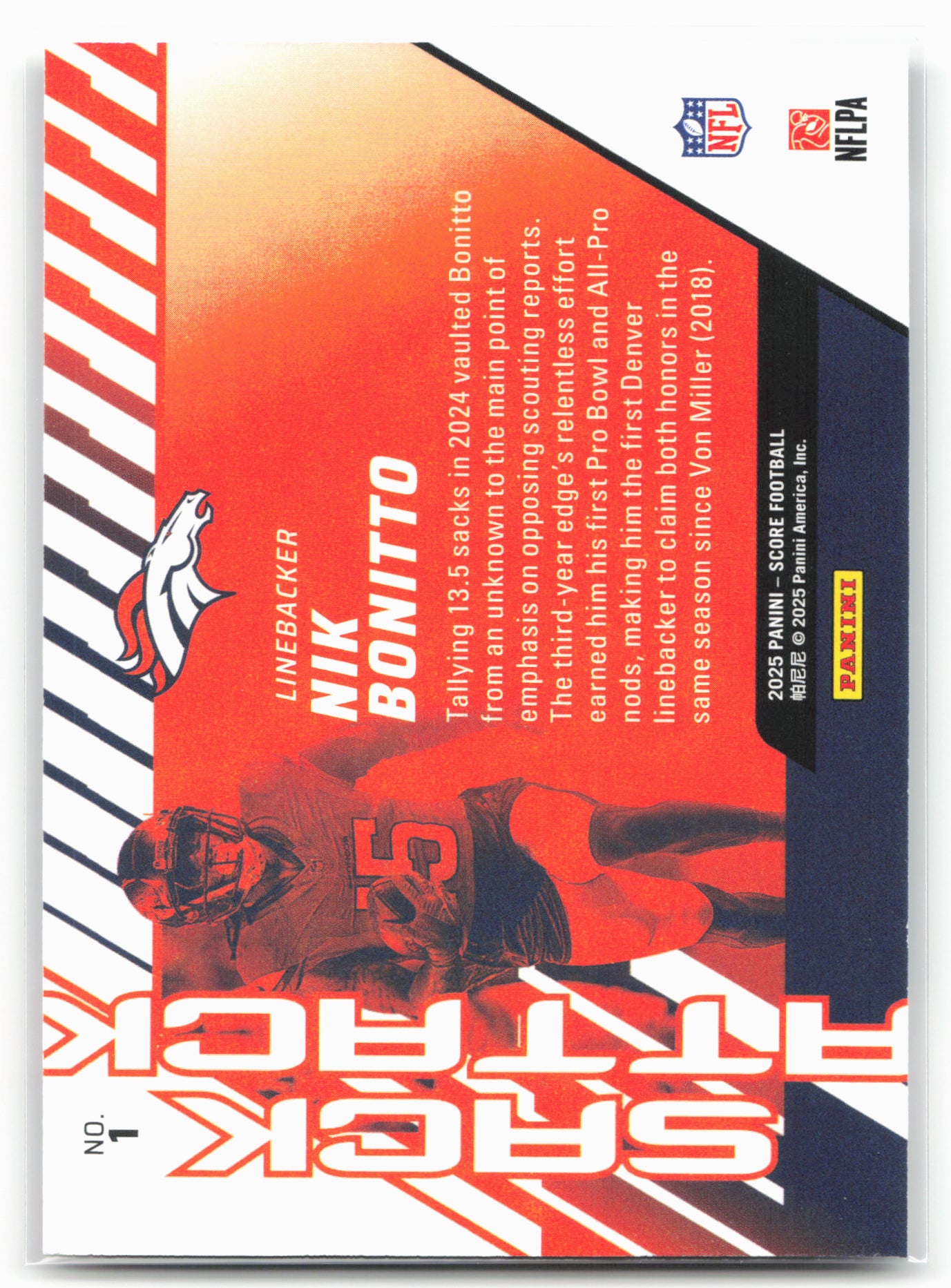 2025 Score #1 Nik Bonitto Sack Attack