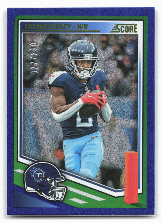 2025 Score #117 Calvin Ridley Dots Blue #/399