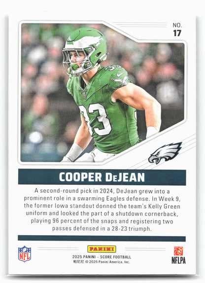 2025 Score #17 Cooper DeJean Throwbacks