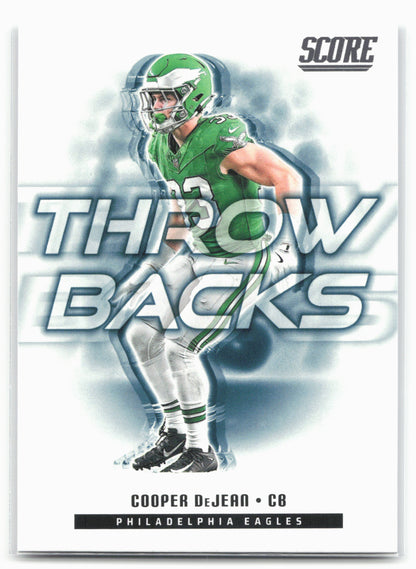 2025 Score #17 Cooper DeJean Throwbacks